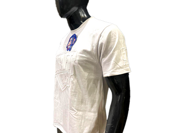 N1DPMBS-120 (WHITE EMBOSS LOGO TEE)-HEAVY COTTON