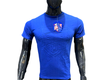 N1DPMBS-120 (ROYAL-BLUE EMBOSS LOGO TEE)-HEAVY COTTON
