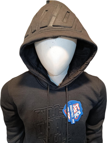 BLACK EMBOSS HOODY