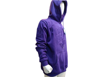 PURPLE EMBOSS HOODY