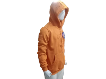ORANGE EMBOSS HOODY
