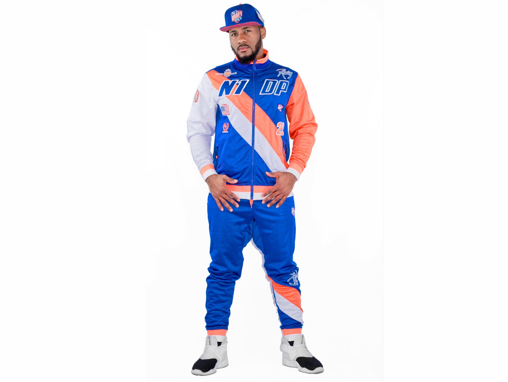 NEW YORK Royal Blue/White/Orange
