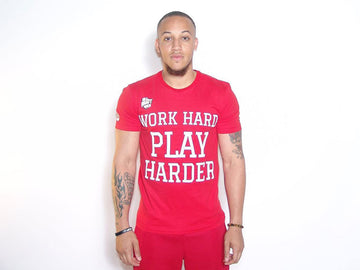 RED WORK HARD PLAY HARDER