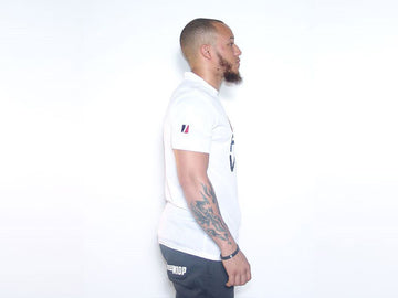 GO FIGHT WIN WHITE TEE