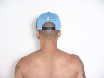 SOLID CAROLINA BLUE CAPS FOLDER