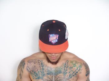 2TONE NEW YORK BLACK:ORANGE CAPS