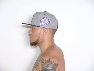 2TONE RAIDERS GREY:BLACK CAPS