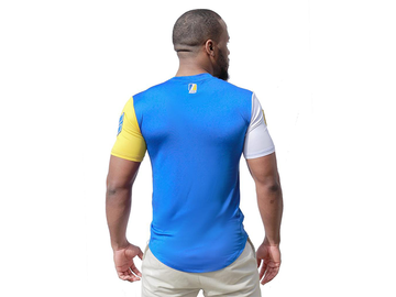 Racing Tee Golden State Royal Blue/Gold/white